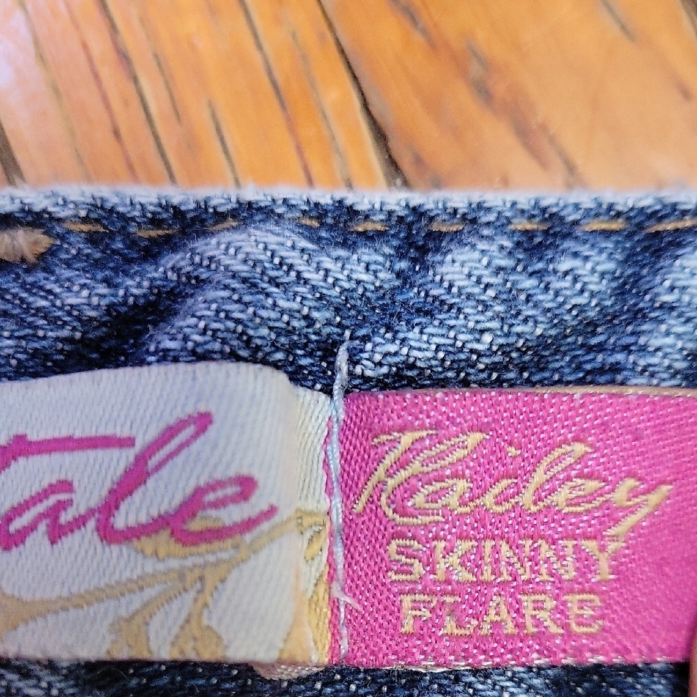 Aeropostale Hailey Skinny Flare Denim Low Rise Jeans Juniors Y2k Size 7/8 - Picture 3 of 15